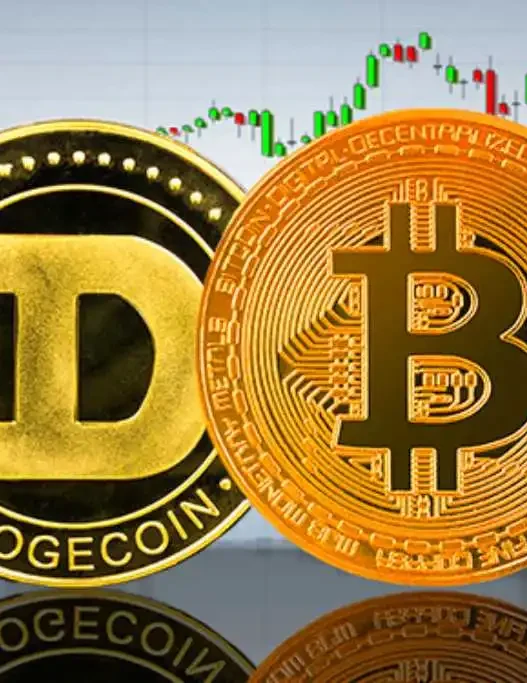 Bitcoin-and-Dogecoin