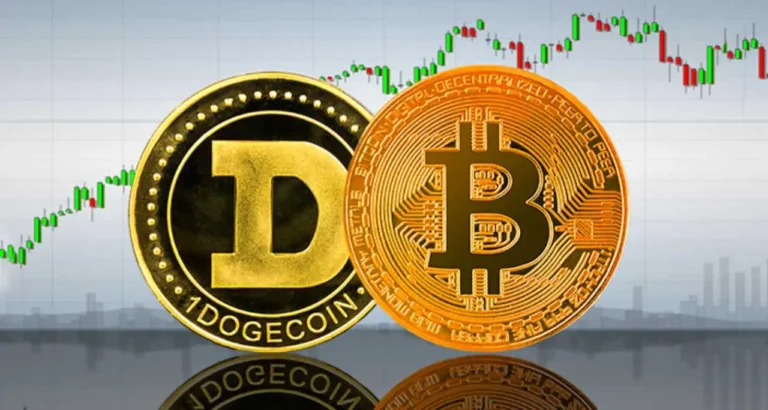 Bitcoin-and-Dogecoin